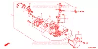CORPS DE PAPILLON pour Honda SUPER CUB 50 PRO -YB- 2016