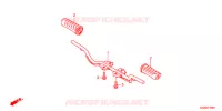 REPOSE PIED pour Honda SUPER CUB 50 PRO -YB- 2016