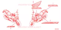 AUTOCOLLANTS pour Honda NC 750 X ABS DCT E Package 2016