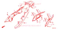 COUVERCLES LATERAUX pour Honda NC 750 X ABS DCT E Package 2016