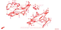 COUVERCLES LATERAUX pour Honda NC 750 X ABS DCT E Package 2016