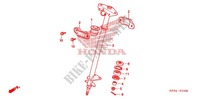 ARBRE DE DIRECTION pour Honda SPORTRAX TRX 90 2009