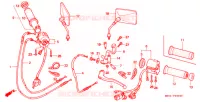 COMMODOS   POIGNEES pour Honda VF 750 MAGNA 1997