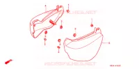 COUVERCLES LATERAUX pour Honda VF 750 MAGNA 1997