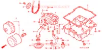 POMPE A HUILE pour Honda VF 750 MAGNA 1997