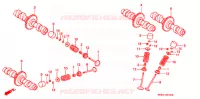 ARBRE A CAMES pour Honda VF 750 MAGNA 1999