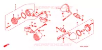 CLIGNOTANT pour Honda VF 750 MAGNA 1999
