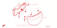 COUVERCLES LATERAUX pour Honda VF 750 MAGNA 1999