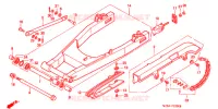 BRAS OSCILLANT pour Honda VF 750 MAGNA 2000