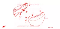 COUVERCLES LATERAUX pour Honda VF 750 MAGNA 2000