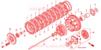 EMBRAYAGE pour Honda VF 750 MAGNA 2000
