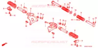 REPOSE PIED pour Honda VF 750 MAGNA 2000
