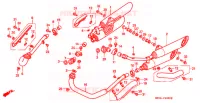 SILENCIEUX D'ECHAPPEMENT pour Honda VF 750 MAGNA 2000