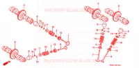 ARBRE A CAMES pour Honda VF 750 MAGNA 2000