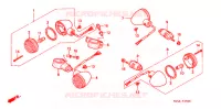 CLIGNOTANT pour Honda VF 750 MAGNA 2000