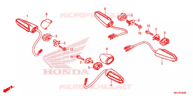 CLIGNOTANT Honda MOTO 750 ADV 2017  ADV750H
