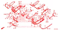 MARCHE PIEDS pour Honda X ADV 750 L 2017