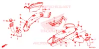 CONDUITE D'ADMISSION AIR   SOUPAPE pour Honda CBR 1000 BLACK 2017