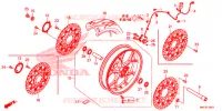 ROUE AVANT pour Honda CBR 1000 BLACK 2017