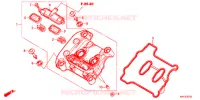 COUVRE CULASSE pour Honda CBR 250 RR BLACK 2017