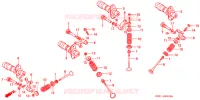 ARBRE A CAMES   SOUPAPE pour Honda V TWIN MAGNA 250 SPEED WARNING LIMIT 1999