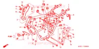 CADRE pour Honda V TWIN MAGNA 250 SPEED WARNING LIMIT 1999