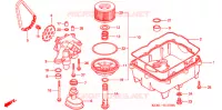 FILTRE A HUILE   CARTER D'HUILE   POMPE A HUILE pour Honda V TWIN MAGNA 250 SPEED WARNING LIMIT 1999