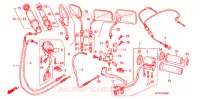 LEVIER DE GUIDON   CABLE   COMMODO pour Honda V TWIN MAGNA 250 SPEED WARNING LIMIT 1999