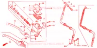 MAITRE CYLINDRE DE FREIN AVANT pour Honda V TWIN MAGNA 250 SPEED WARNING LIMIT 1999