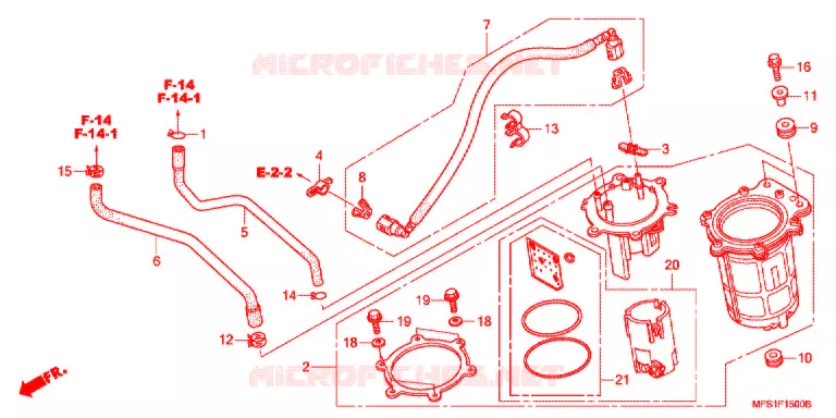 POMPE A ESSENCE Honda MOTO 400 SHADOW 2010  VT400C2F9