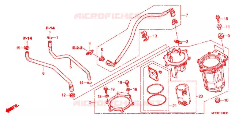 POMPE A ESSENCE Honda MOTO 400 SHADOW 2009  VT400C9