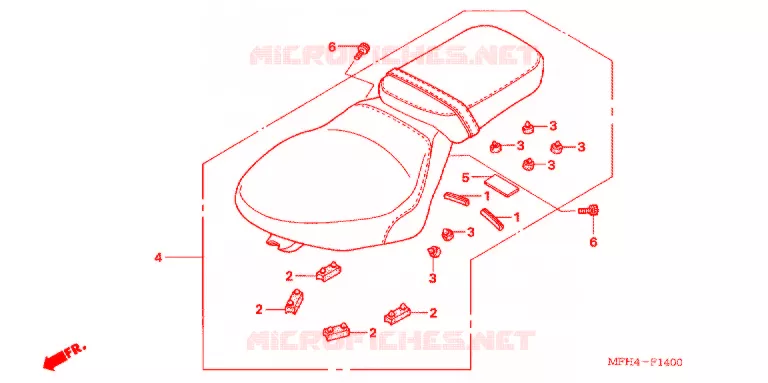 SELLE Honda MOTO 600 SHADOW 2006  VT600C6
