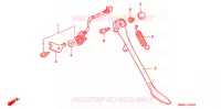 BEQUILLE pour Honda SHADOW 600 VLX DELUXE 1995