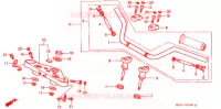 GUIDON pour Honda SHADOW 600 VLX DELUXE 1995