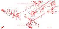 PEDALE pour Honda SHADOW 600 VLX DELUXE 1995