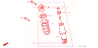 AMORTISSEUR ARRIERE pour Honda NSR 50 1992