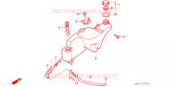 RESERVOIR D'HUILE pour Honda NSR 50 1992