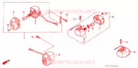 CLIGNOTANT (2) pour Honda NSR 50 1993