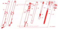 FOURCHE pour Honda NSR 50 1993