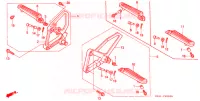 REPOSE PIED pour Honda NSR 50 1993