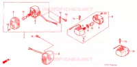 CLIGNOTANT (2) pour Honda NSR 50 1995
