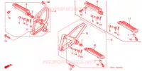 REPOSE PIED pour Honda NSR 50 1995