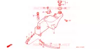 RESERVOIR D'HUILE pour Honda NSR 50 1995