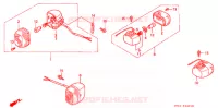 CLIGNOTANT (2) pour Honda NSR 80 1994