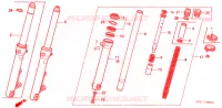 FOURCHE pour Honda NSR 80 1994
