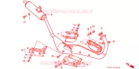 SILENCIEUX D'ECHAPPEMENT (2) pour Honda NSR 80 1994