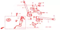 GUIDON   TE DE FOURCHE pour Honda NSR 80 1997