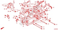 CADRE pour Honda SHADOW VT 750 AERO C-ABS RED 2016