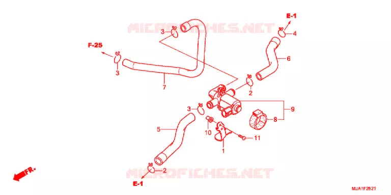 SOUPAPE D'ADMISSION (VT750S) Honda MOTO 750 VT 2013  VT750SC