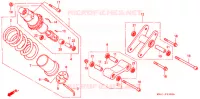 AMORTISSEUR ARRIERE pour Honda CBR 400 RR FIREBLADE Without speed warning light 1993